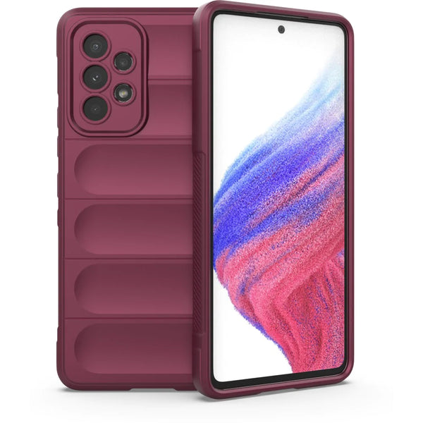 Schutzhülle Bizon Case Tur Galaxy A53 5G, Dunkelviolett