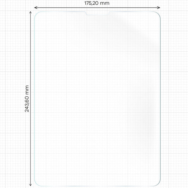 Papierimitationsfolie für iPad Pro 11 2022/2021/2020/2018/AIR 5/4, Bizon Film Tab Papirus, 2 Stück