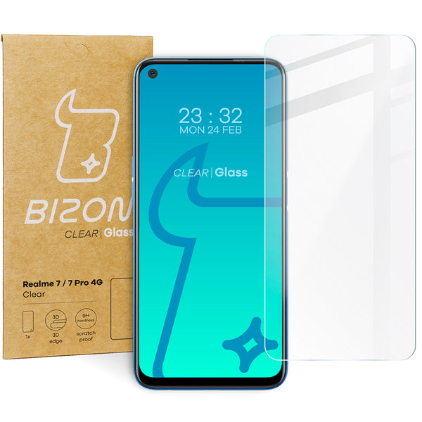 Gehärtetes Glas Bizon Glass Clear für Realme 7 Pro / 7