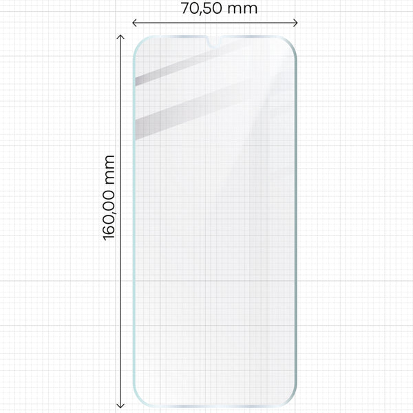 Gehärtetes Glas Bizon Glass Clear 2, Galaxy A14 5G