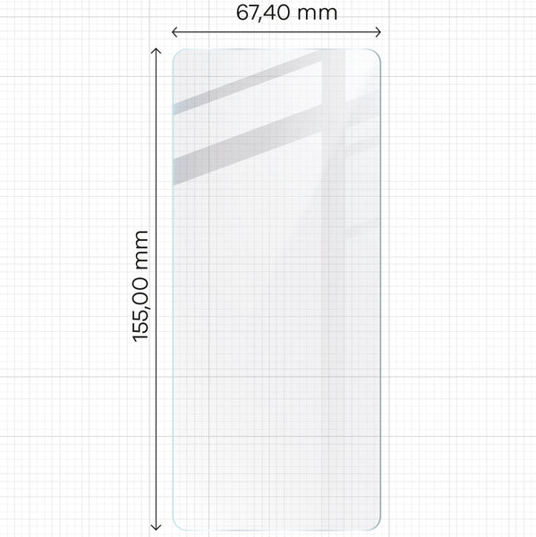 Gehärtetes Glas Bizon Glass Clear 2 für Moto G14/G54
