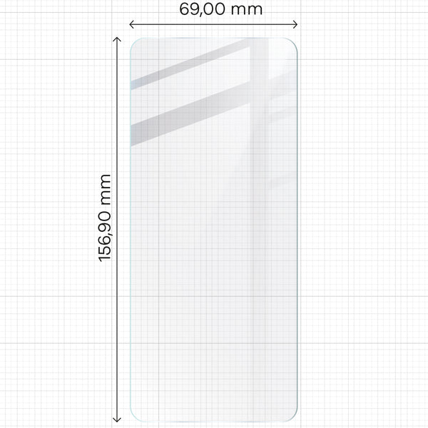 Gehärtetes Glas für Motorola Moto G04/G24/G24 Power, Bizon Glass Clear 2