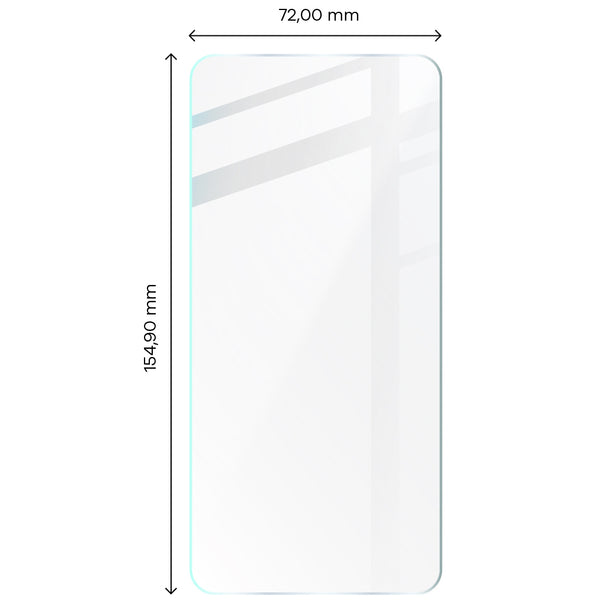 Gehärtetes Glas Bizon Glass Clear 2 - 3 Stück + Kameraschutz, Galaxy A34 5G