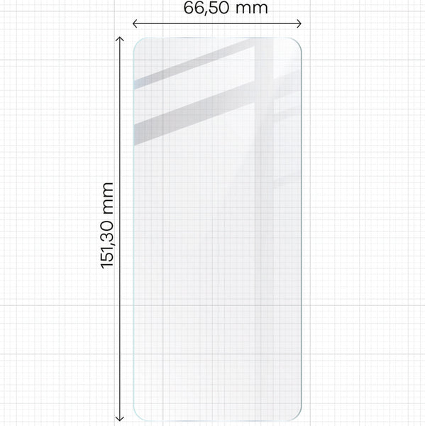 Gehärtetes Glas Bizon Glass Clear 2 Pack - 3 Stück + Kameraschutz, Oppo A78 4G