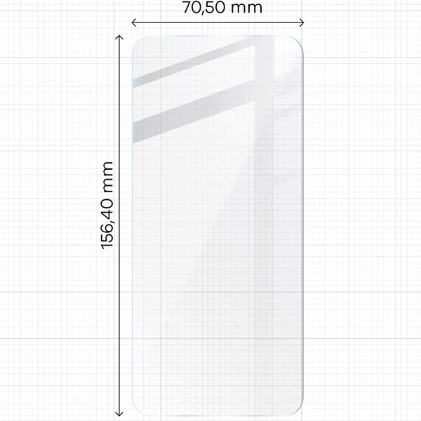 Gehärtetes Glas Bizon Glass Clear 2 Pack - 3 Stück + Kameraschutz, Xiaomi Poco F5 Pro