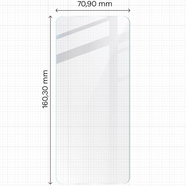 Gehärtetes Glas Bizon Glass Clear 2 Pack - 3 Stück + Kameraschutz, Xiaomi Redmi 12