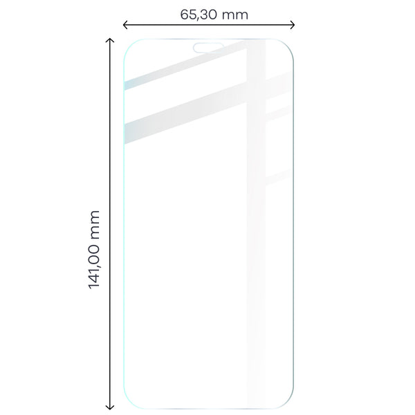 Gehärtetes Glas Bizon Glass Clear - 3 Stück + Kameraschutz für iPhone 11