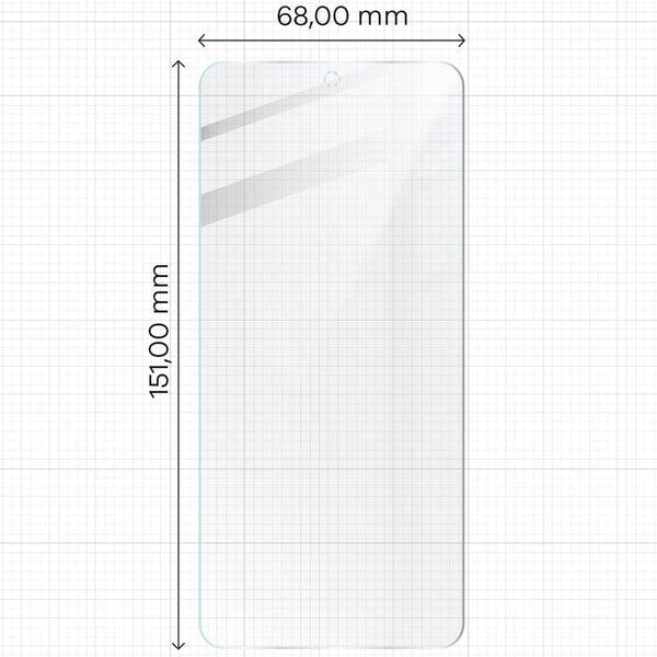 Gehärtetes Glas Bizon Glass Clear - 3 Stück + Kameraschutz, Google Pixel 6