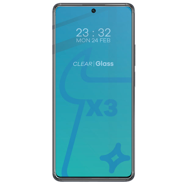 Gehärtetes Glas Bizon Glass Clear - 3 Stück + Kameraschutz, Xiaomi 11T 5G / 11T Pro 5G