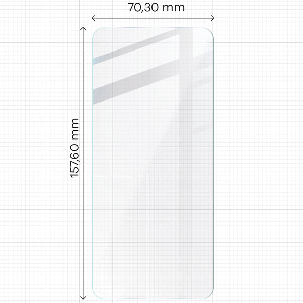 Gehärtetes Glas Bizon Glass Clear - 3 Stück + Kameraschutz, Xiaomi Poco M4 Pro 5G
