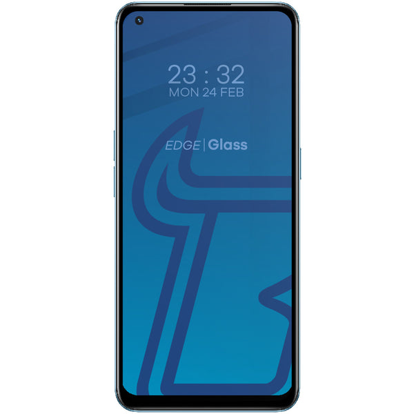 Gehärtetes Glas Bizon Glass Edge für Realme 9 4G / Realme 9 Pro+, Schwarz