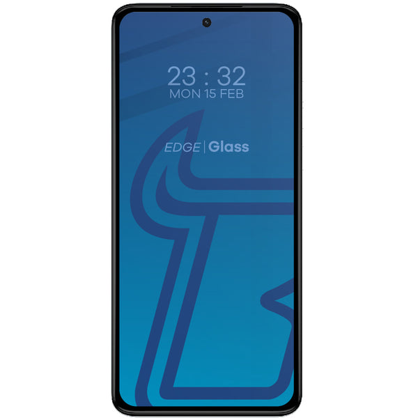 Gehärtetes Glas Bizon Glass Edge 2 für Motorola Moto G84, schwarz