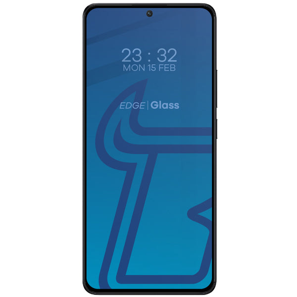 Gehärtetes Glas 2 Stück + Kameraschutz für Xiaomi Poco X6 Pro, Bizon Glass Edge 2 Pack, Schwarz