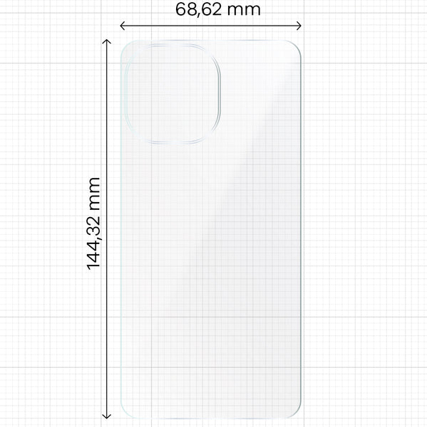 Hydrogel Folie für die Rückseite Bizon Glass, iPhone 14 Pro, 2 Stück
