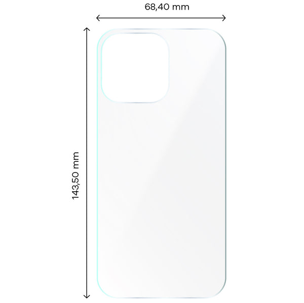 Hydrogel Folie für die Rückseite Bizon Glass, iPhone 13 Pro, 2 Stück
