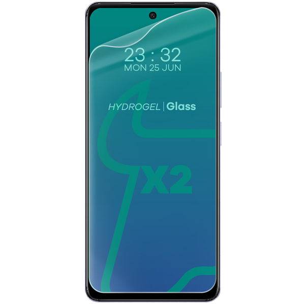 Hydrogel Folie für den Bildschirm für Oppo A79 5G, Bizon Glass Hydrogel Front, 2 Stück