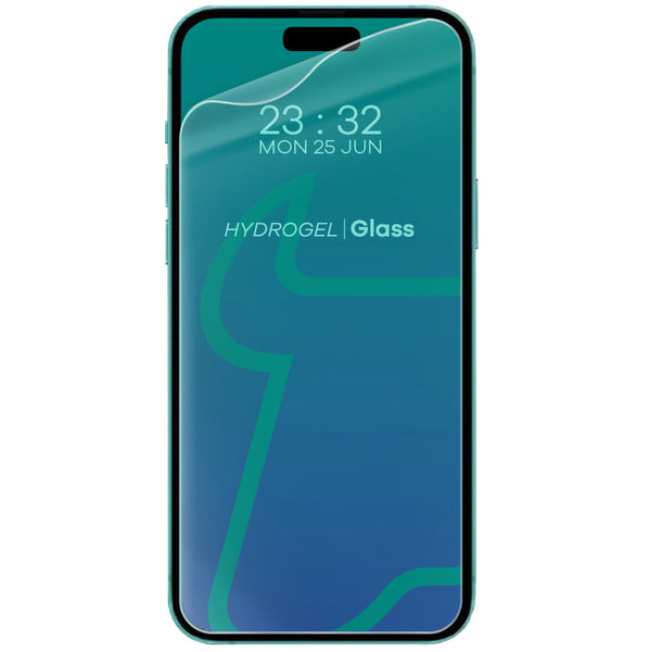 Hydrogel Folie für Display und Rückseite Bizon Glass Hydrogel Pack, iPhone 15 Plus, 2 Stück
