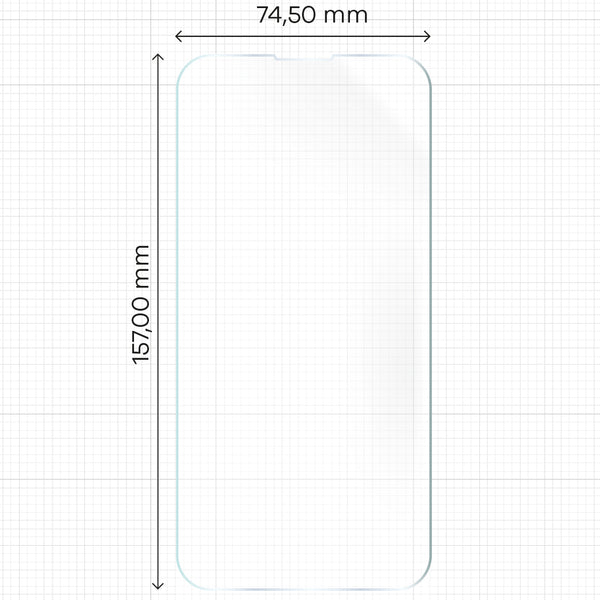 Hydrogel Folie für den Bildschirm Bizon Glass, iPhone 13 Pro Max, 2 Stück