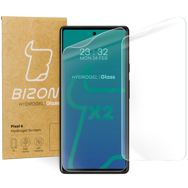 Hydrogel Folie für den Bildschirm Bizon Glass, Google Pixel 6, 2 Stück