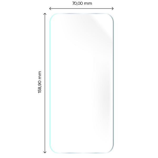 Hydrogel Folie Bizon Glass Hydrogel, 2 Stück