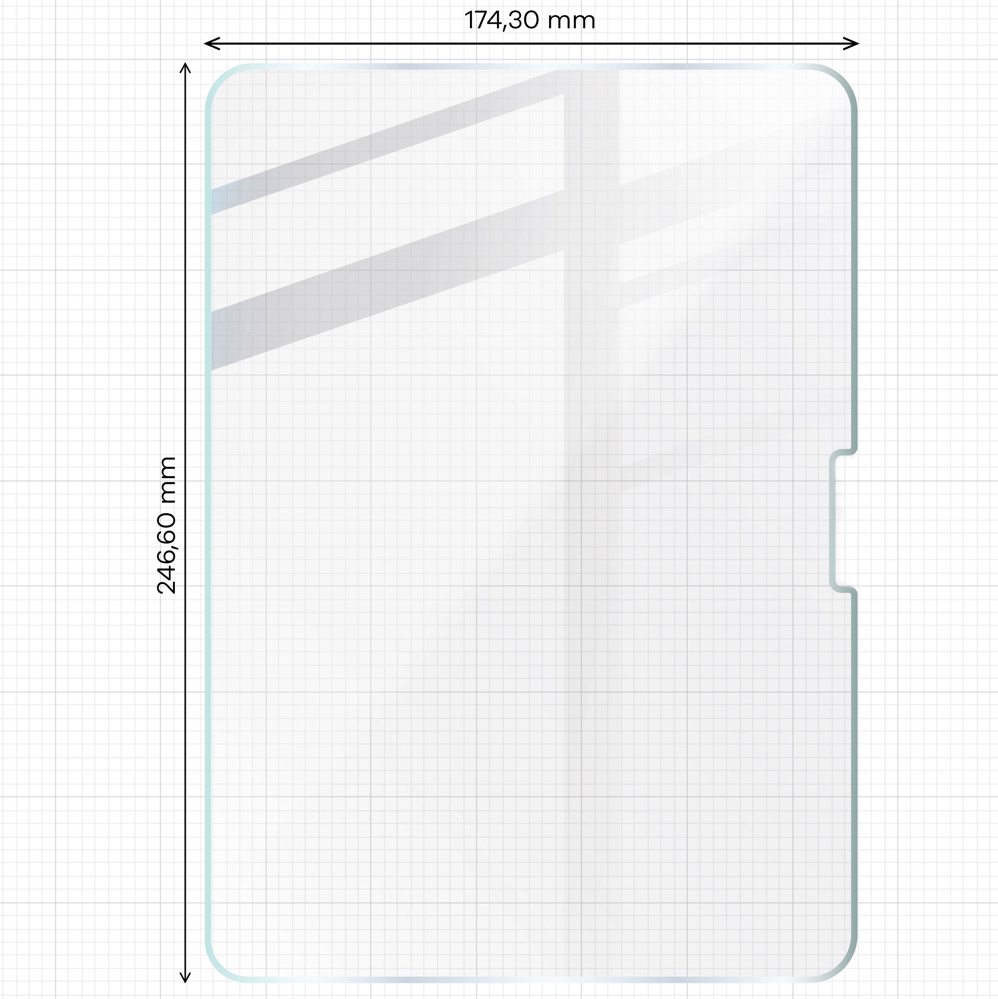 Gehärtetes Glas für Apple iPad Pro 11