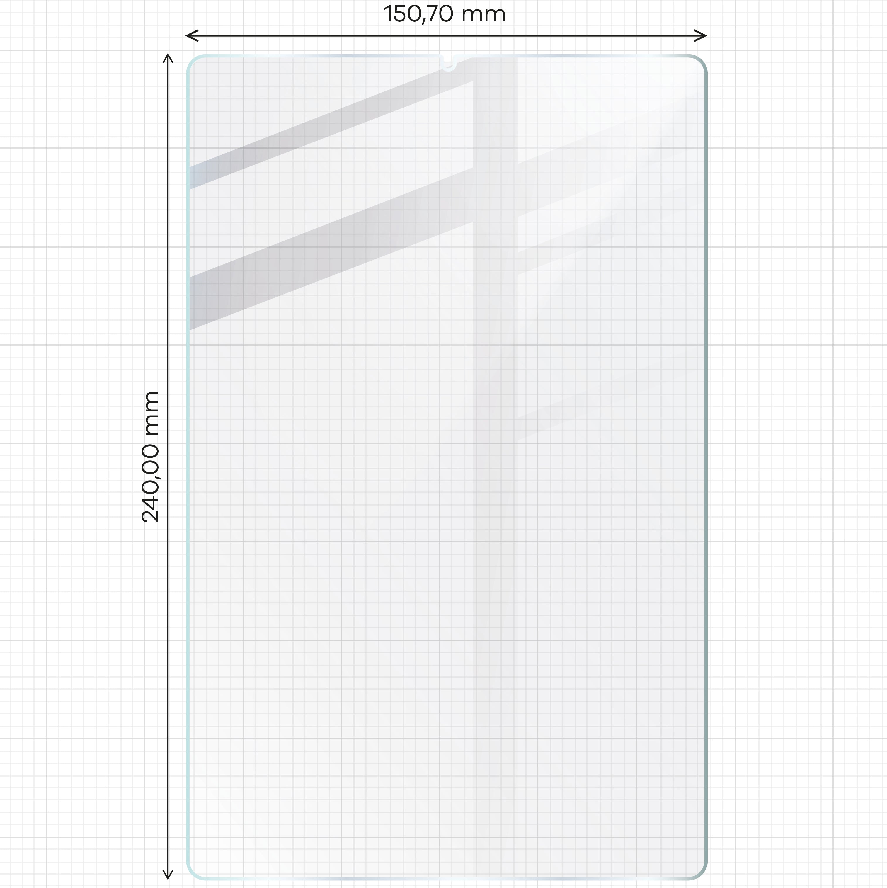 Gehärtetes Glas für Galaxy Tab S6 Lite 2024/2022/2020