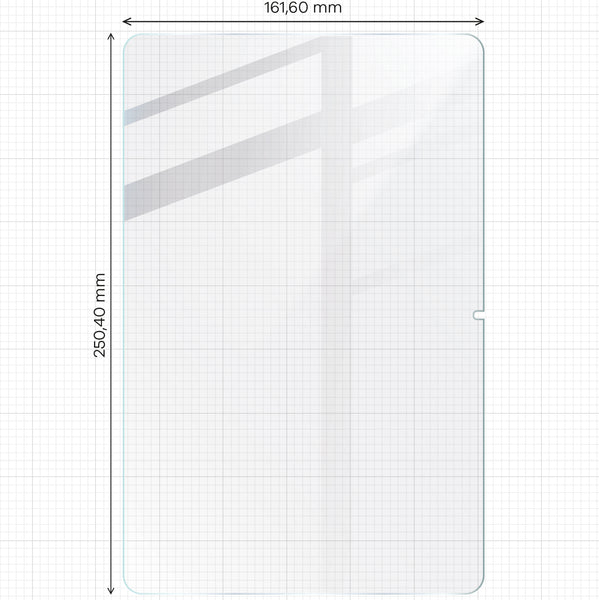 Gehärtetes Glas für Redmi Pad SE, Bizon Glass Tab Clear, 2 Stück