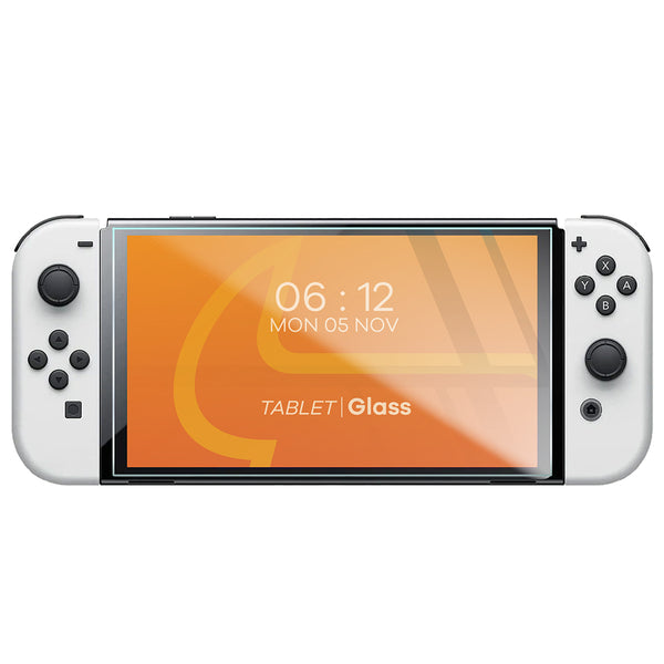 Gehärtetes Glas für Nintendo Switch OLED, Bizon Glass Tab Clear, 2 Stück