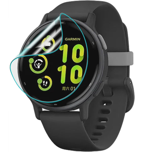 Hydrogel Folie für den Bildschirm Bizon Glass Watch Hydrogel für Garmin Vivoactive 5, 2 Stück