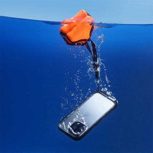 Wasserdichte Schutzhülle Catalyst Total Protection für iPhone 15 Pro Max Grau