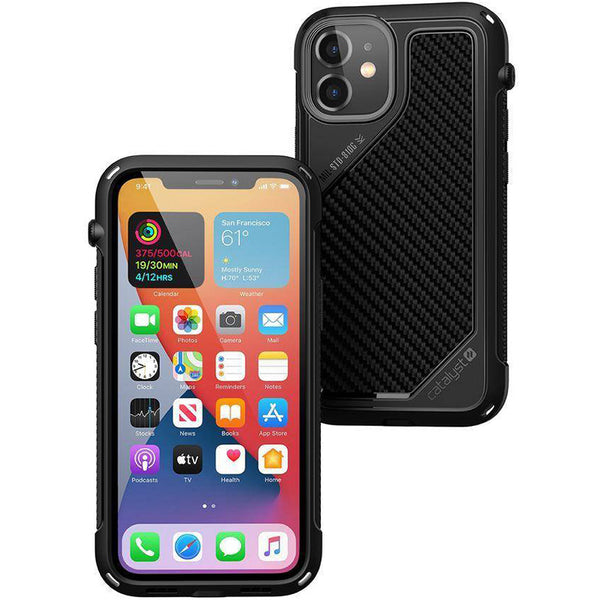 Schutzhülle Catalyst Vibe für iPhone 12 / 12 Pro, Schwarz