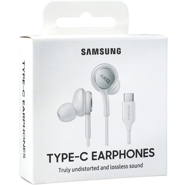 Stereo-In-Ear-Kopfhörer, Samsung AKG Typ - C kabelgebunden, Weiß