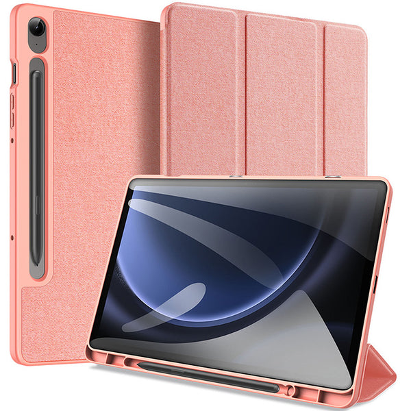 Schutzhülle Dux Ducis Domo für Galaxy Tab S9 FE, Rosa