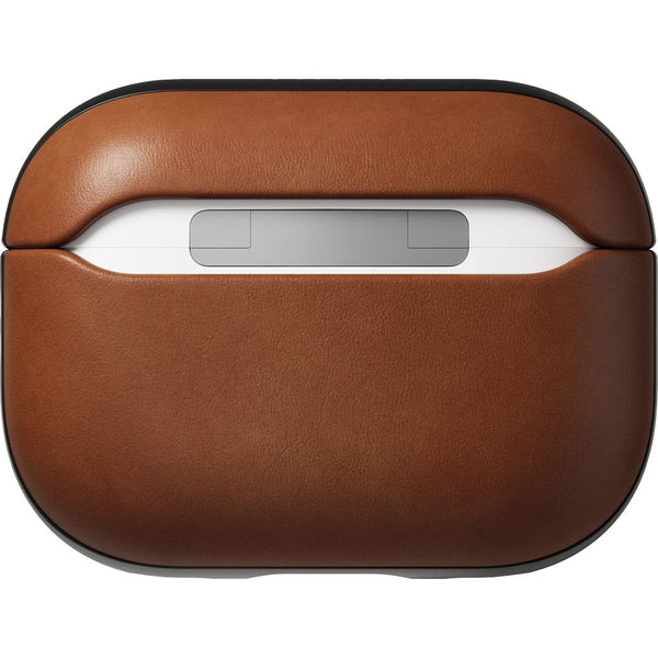 Schutzhülle Nomad Modern Leather Case für Apple AirPods Pro 2, Hellbraun