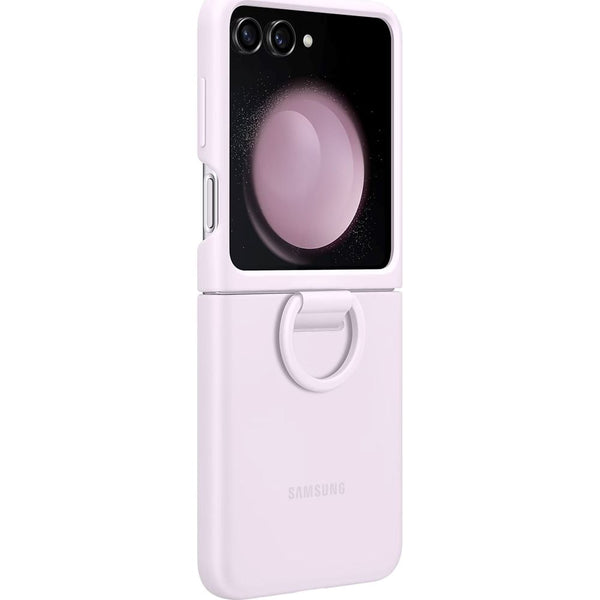 Schutzhülle Samsung Silicone Case Ring für Galaxy Z Flip5, Lavendel