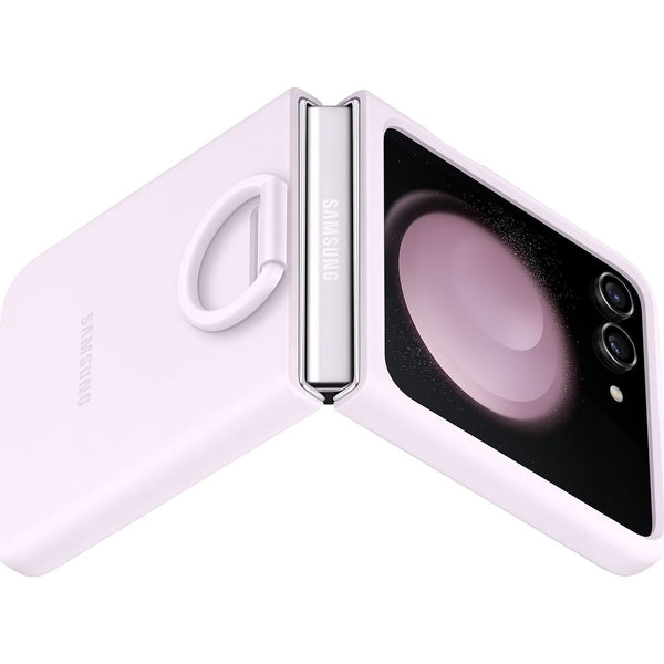Schutzhülle Samsung Silicone Case Ring für Galaxy Z Flip5, Lavendel