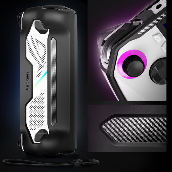 Schutzhülle für Asus ROG Ally, Spigen Rugged Armor, Schwarz