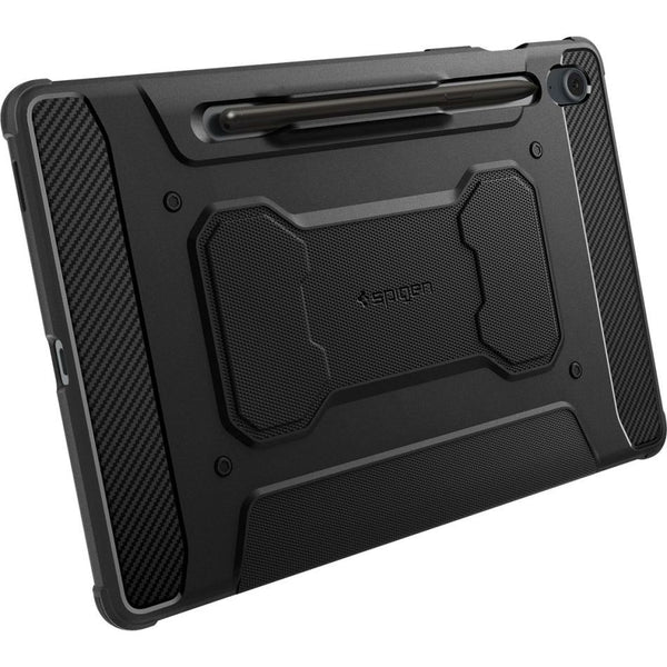 Schutzhülle Spigen Rugged Armor Pro für Galaxy Tab S9 FE, Schwarz