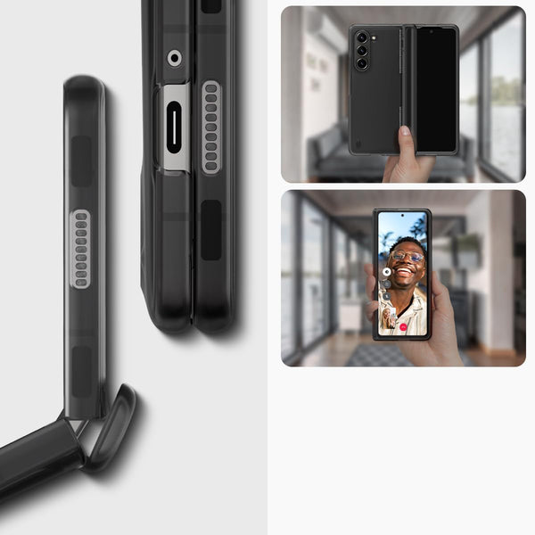 Schutzhülle Spigen Thin Fit Pro für Galaxy Z Fold5, Rauchfarben