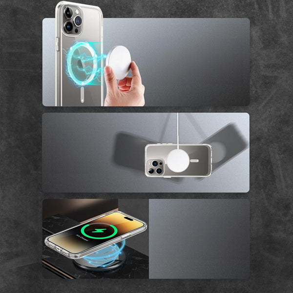 Schutzhülle für iPhone 15 Pro Max, Supcase UB Mag mit MagSafe, Transparent