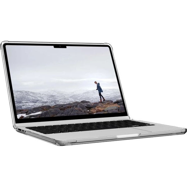 Schutzhülle Urban Armor UAG "U" Lucent für MacBook Air 13" 2022, Transparent - Schwarz