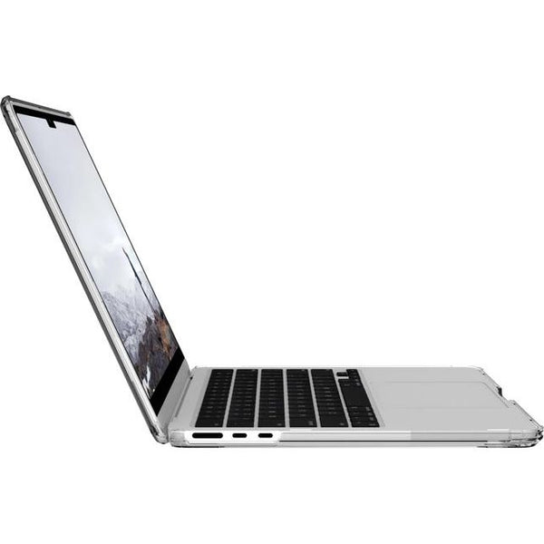 Schutzhülle Urban Armor UAG "U" Lucent für MacBook Air 13" 2022, Transparent - Schwarz