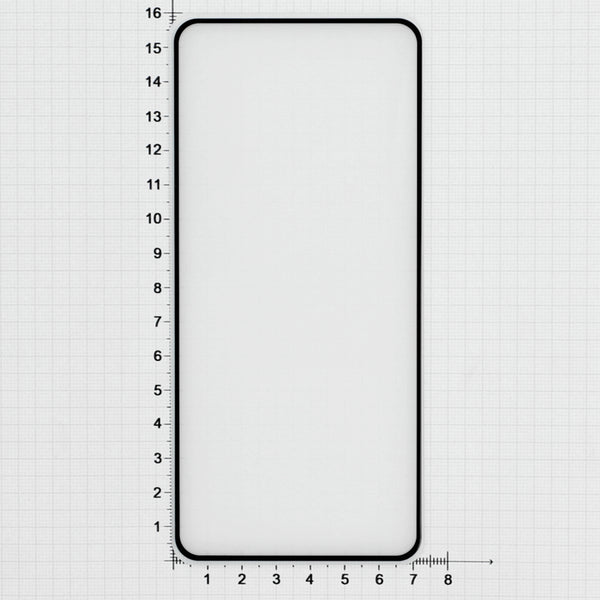 Hartglass für Nothing Phone 2a, Fixed Full Cover 2.5D Tempered Glass, mit Schwarzen Rahmen