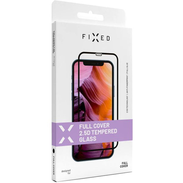 Hartglass für Google Pixel 8A, Fixed Full Cover 2.5D Tempered Glass, mit Schwarzen Rahmen