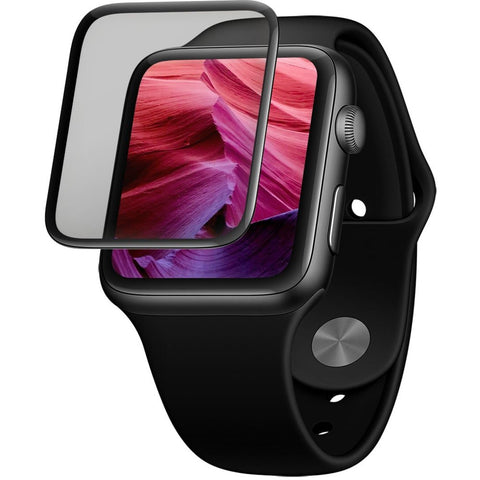 Gehärtetes Glas Fixed 3D Tempered Glass für Apple Watch Ultra 40 mm, Schwarzen Rahmen