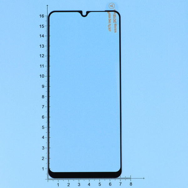 Hartglass für Xiaomi Redmi A3, Fixed Full Cover 2.5D Tempered Glass, mit Schwarzen Rahmen