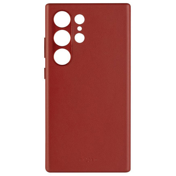 Schutzhülle für Galaxy S24 Ultra, Fixed MagLeather MagSafe, Rot (czerwony)