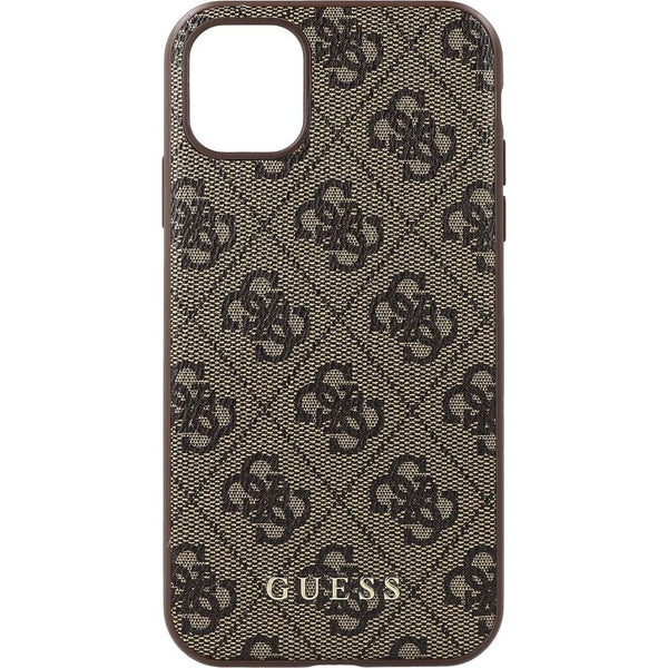 Schutzhülle Guess 4G Stripe Collection für iPhone 11/ Xr, Braun