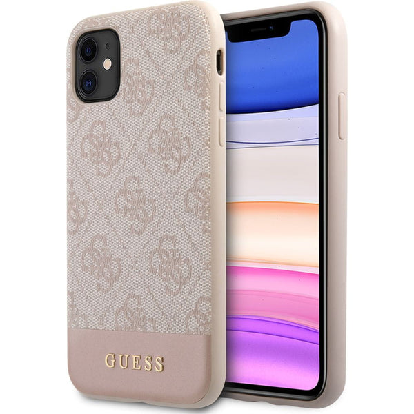 Schutzhülle Guess 4G Stripe Collection für iPhone 11 / XR, Rosa