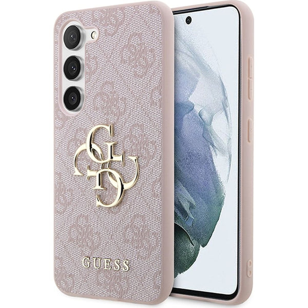 Schutzhülle für Galaxy A55, Guess HardCase 4G Big Metal Logo, Rosa